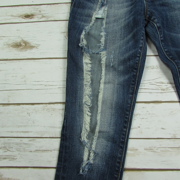 Vigoss Collection Destroyed Skinny Button Flap 26 - Picture 7 of 8